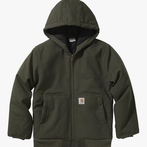 Carhartt Olive Green Hooded Jacket